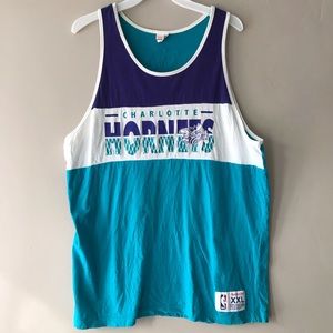 Charlotte hornets Mitchell and Ness tank top shirt